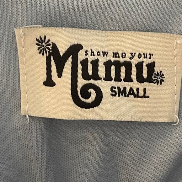 Show Me Your MuMu Caitlin Ruffle Maxi Dress S NWT - Picture 10 of 14